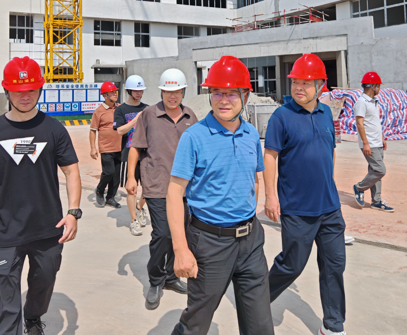 市民政局党组书记朱永胜调研指导市精神病人福利院建设项目
